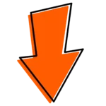 an orange arrow pointing down.